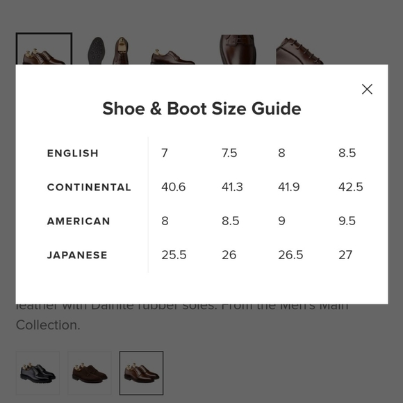 Crockett & Jones Derby Dress Shoes - Picture 11 of 11